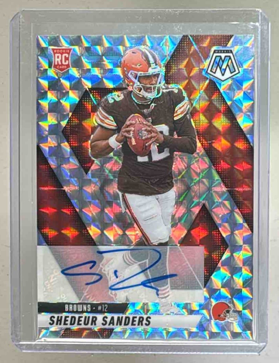 Shedeur Sanders 2025 Panini Mosaic #302 Rookie Auto [] RC