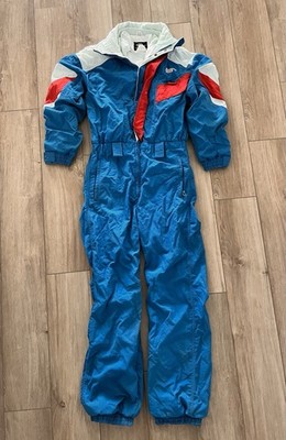 Vintage 1980s Roffe Ski Suit Jacket Pants Mens Medium Snowsuit