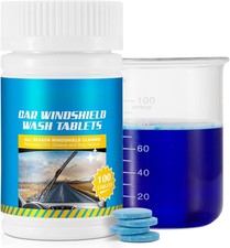 Windscreen Washer Fluid Tablets 100PCS Car Screenwash for Cars Glass