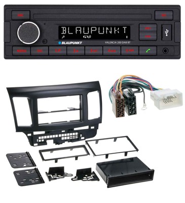 Blaupunkt DAB MP3 Bluetooth USB Autoradio für Mitsubishi Evo Lancer (ab 2008)