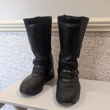 BMW  Goretex Gravel Boots black leather BMW Motorrad Motorcycle boots Size 43,9