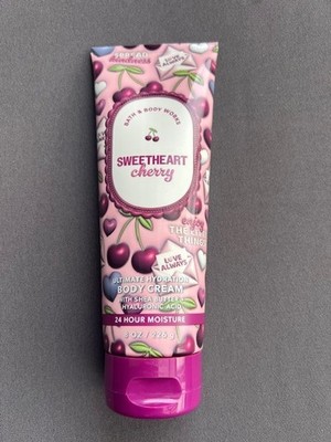 NEW Bath and Body Works SWEET HEART CHERRY BODY CREAM lotion 8 oz Bath & Body