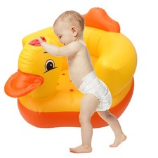 Yellow Duck Inflatable Baby Chair For Stable Seating For Baby Learning To&nbsp;JKDM