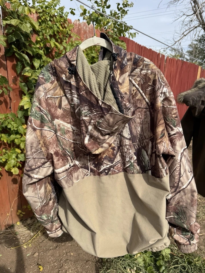 Chaqueta Pullover Gander Mountain Para Hombre Gris 1/4 Cremallera Talla XL Foto 2 de 3