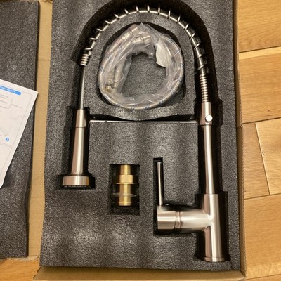 Einhand herunterziehbare Küchenarmatur mit Anleitung 