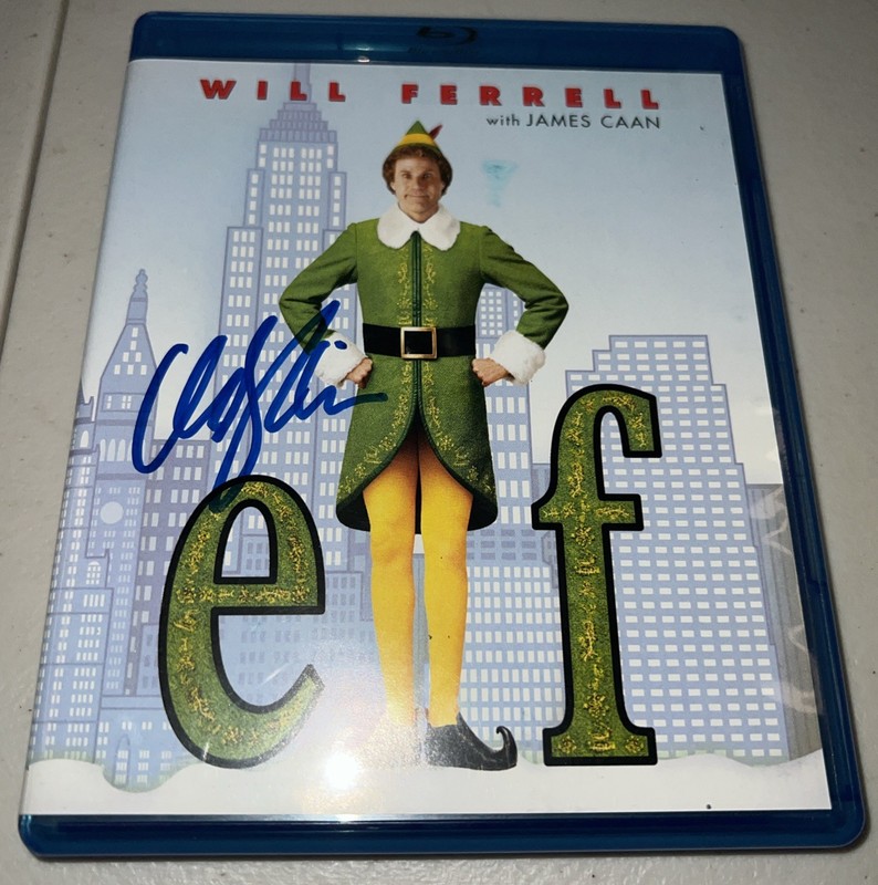 Elf Blu-ray (2003) Signed Andy Richter Autograph - NO COA - Used