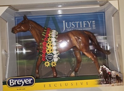 NIB - BREYER Justify #9300 Triple Crown Thoroughbred Carrick Mold 