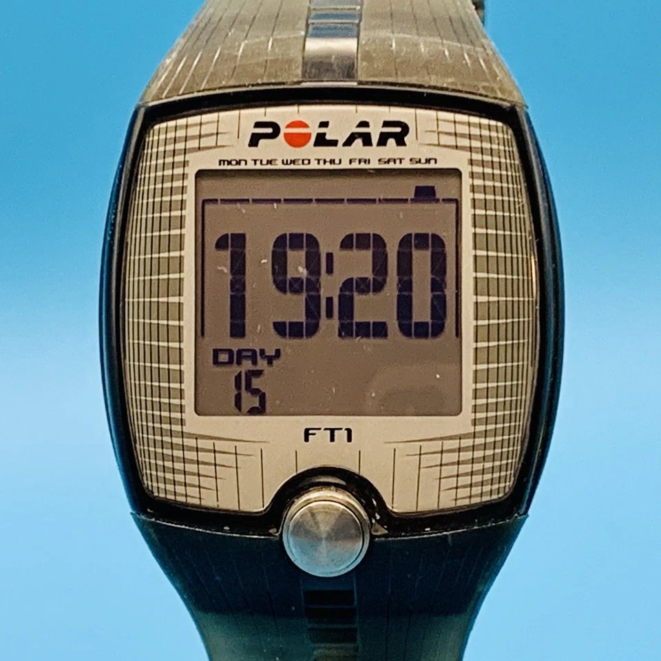 Reloj Pulsera Digital POLAR FT1 Hombre Frecuencia Cardíaca Funcionando SOLO RELOJ SIN CORREA PARA EL PECHO Foto 2 de 4