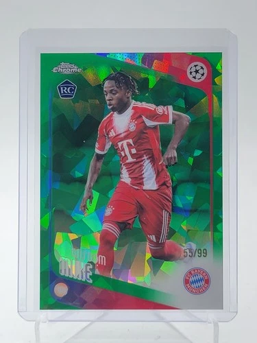 WISDOM MIKE 2025-26 TOPPS CHROME SAPPHIRE UCL ROOKIE GREEN REFRACTOR /99 Q4060