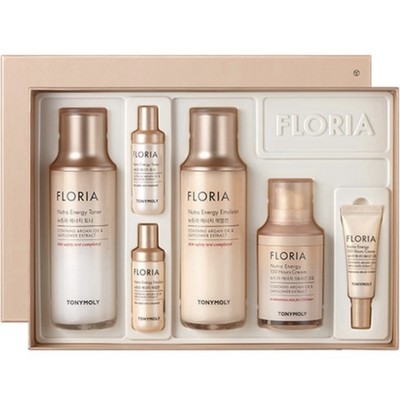 TONY MOLY Floria Hautpflege Set 3 Artikel Toner 150ml Emersion 150ml Creme 50ml