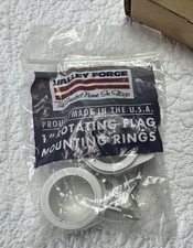 Valley Forge PVC Rotating Flag Mounting Ring for 1" Diameter Poles 2 Pack 28219