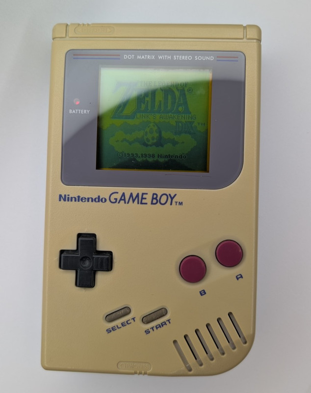 Nintendo Game Boy Original DMG-01 Console - Deep Cleaned - New Glass Screen Lens