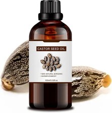 100 Pure Castor Essential Oil for Hair Growth,Non-GMO High Oleic Natural Organi