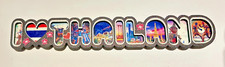 Souvenir Kühlschrank Deko Magnet I love Thailand, 18,0x3,0 cm groß, Accessoires