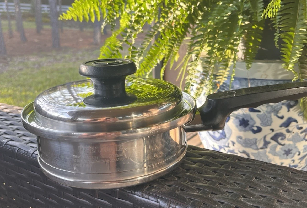 VTG Lifetime 1 Qt Sauce Pan Pot & Lid 12 Element Solar Cap T304 Stainless USA
Opens in a new window 