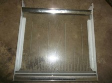 WHIRLPOOL 22 REFRIGERATOR GLASS SHELF ASSEMBLY 17 INCHES WIDE, HOLDS DRAWER