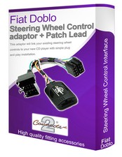 Fiat Doblo car radio adapter lead, Connect your Steering Wheel stalk controls