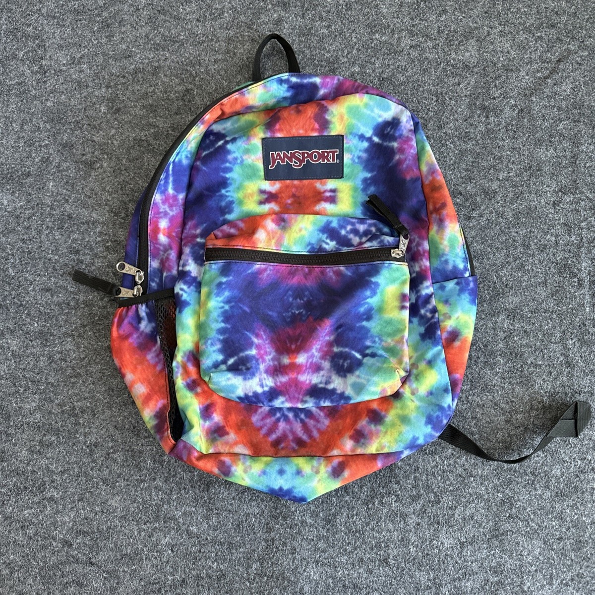 JANSPORT Superbreak One Multi Rainbow Tie Dye Hippie Days Jansport Big Student Polyester Backpack - Hippie Jamaica | Ubuy main image 2