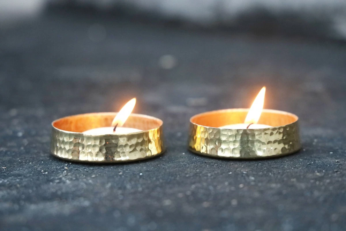 Brass tea cheap light holders
