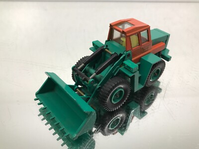SIKU V270 ZETTELMEYER EUROP L2000 WHEEL LOADER -GREEN+ORANGE 1:60- GOOD - 398