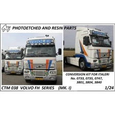 CTM 1/24 Italeri Volvo FH-16 XL-70 Globetrotter Conversion Photoetch Detail Set