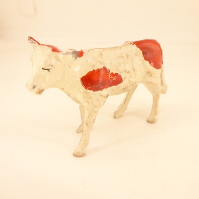 Figurine Girafe Ancienne - Plomb Creux Peint - Blancherie Frères - Hauteur 13cm - Rare