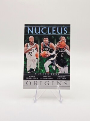 Giannis Lillard Middleton 2024-25 Panini Origins Nucleus #3 Bucks