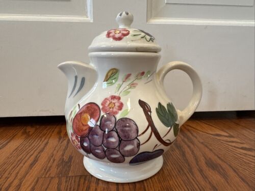 Vintage Blue Ridge Southern Potteries Snub Nose Tea Pot w/Lid Sugar, Creamer - Picture 2 of 15