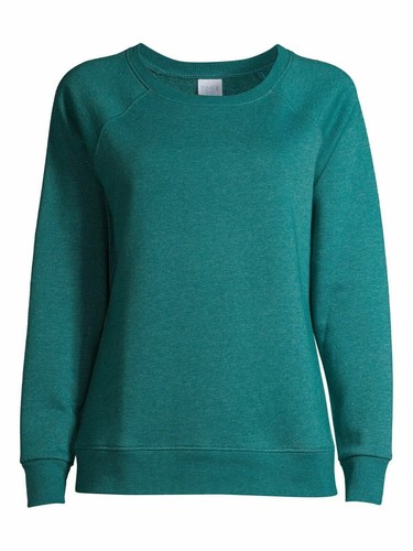 Fleece Crew Neck Green Sweatshirt. | eBay