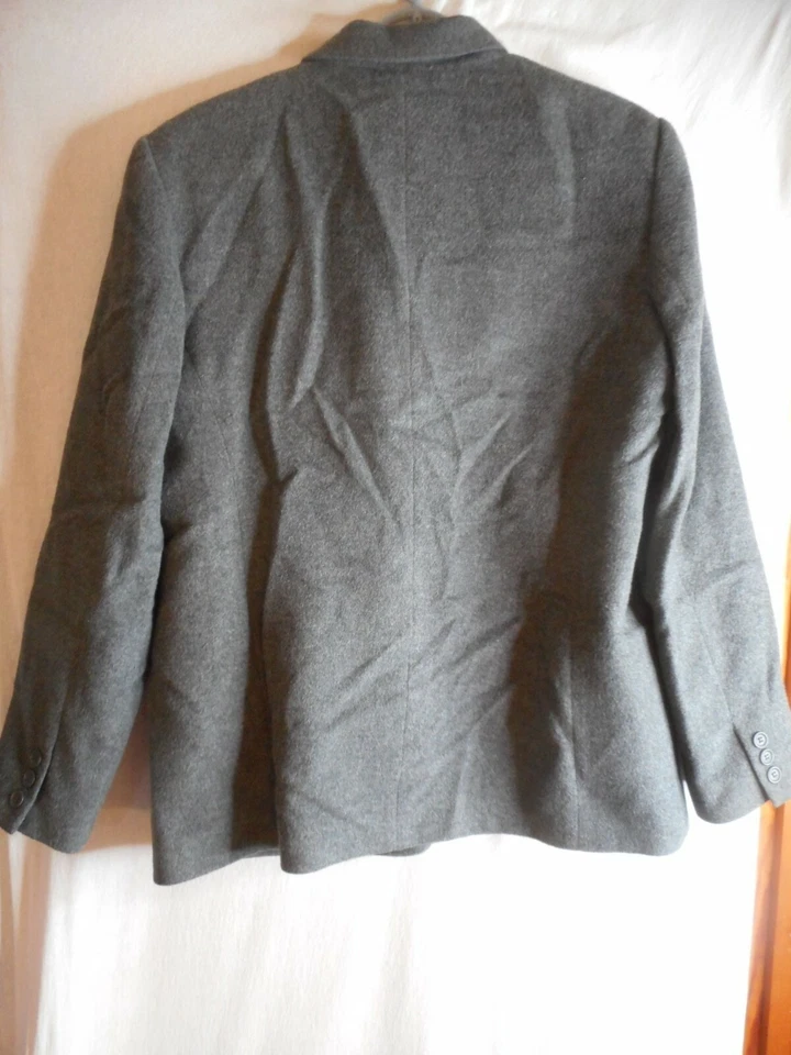 Style & Co Collection 女式 14 码灰色羊毛衬里西装外套 — 第 3/3 张图片