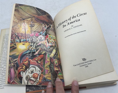 ThriftCHI ~ Die Geschichte des Zirkus in Amerika HC Buch George L. Chindahl 1959 - Bild 5 von 7