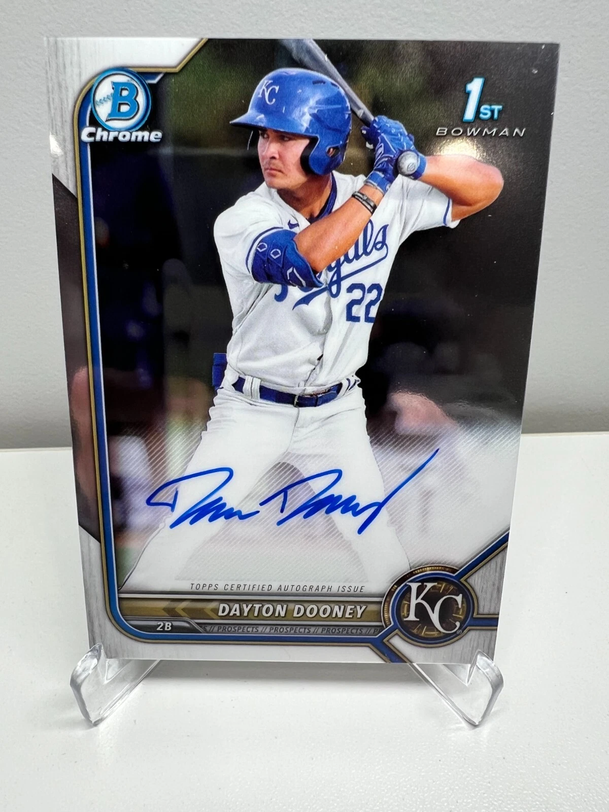 2022 Bowman Chrome Dayton Dooney 1st Prospect Auto Autograph #CPA-DDO Royals