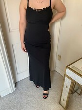 Black Long Dress Can be a Prom Dresses or for Any special occasion, Size M 