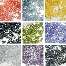 Authentic Swarovski Crystal  #5301,#5328 4mm Bicone Beads 60pcs AB Coating