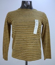 NEW Cat Jack Striped Boy's Long Sleeve Shirt Size M 8