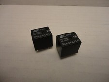 2x Pack Songle 20A 24V DC Black Power Relay SRA-24VDC-CL 5 Pins 14 VDC 125 VAC