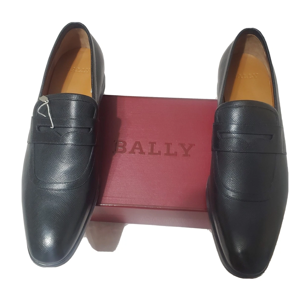 BALLY Mens Black Dress Shoes size 13 NEW