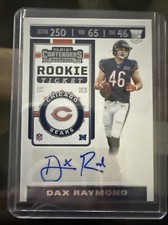 2019 Panini Contenders - Rookie Ticket #278 Dax Raymond Bears Auto