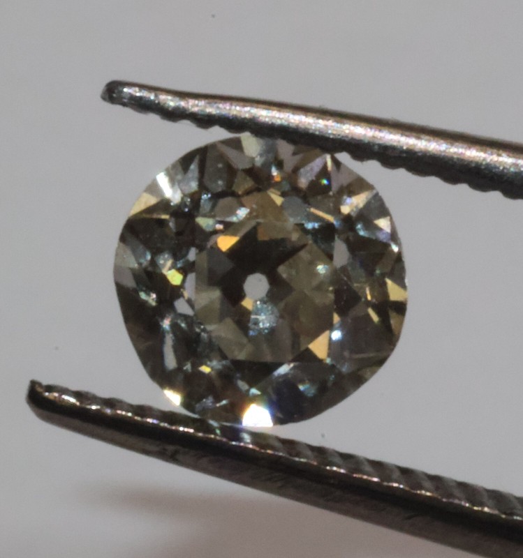GIA loose certified .89ct VS2 K Old European round diamond Natural