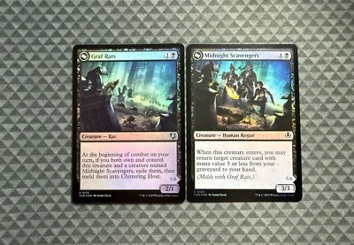 MTG Graf Rats & Midnight Scavengers #0113/#0123 Foil Innistrad Remastered (INR)