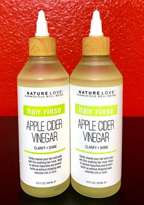 Nature Love Apple Cider Vinegar Clarify Shine Hair Rinse 8 5 Oz
