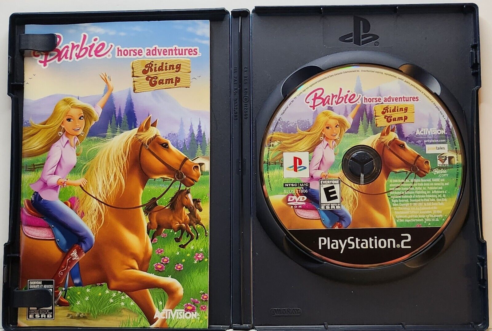 Barbie Aventura de Cavalos Jogo do filme - Barbie Horse Adventures : Riding  Camp - Playstation 2 