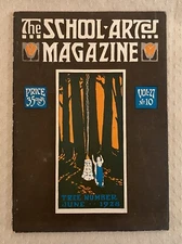 Vintage The School Arts Magazine June 1928 Tree Nouveau Vol 27 No 10 Illustrated