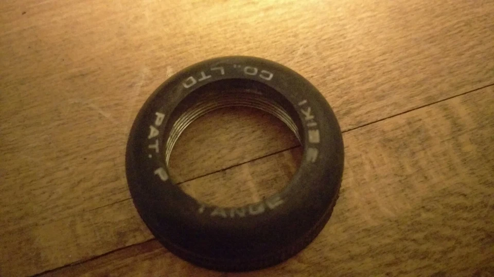 Vintage Tange Seiki 1" Rubber Bed Top Headset Cap 80 90s Japan road era Miyata - Image 3 of 4