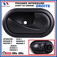 TüRgriff Schwarz Vorne Oder Hinten Rechts Clio 3 Scenic 2 Master 3