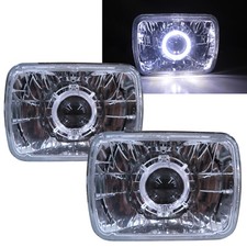 Yukon 1992-1999 VAN 4D Guide LED Halo Headlight CH for GMC RHD