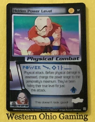 Dragon Ball Z CCG Hidden Power Level #17 Saiyan Saga Limited Foil DBZ TCG