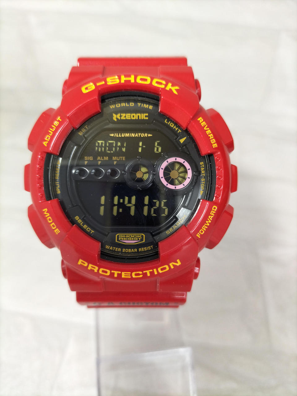 CASIO G-SHOCK GD-100 Gundam 35th Anniversary Char Aznable Watch