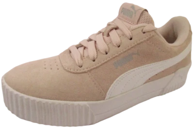 Puma Carina Sneakers Baskets Femme EUR 36 UK 3.5 US 6 Rose Blanc Rosewater White - Photo 1/4