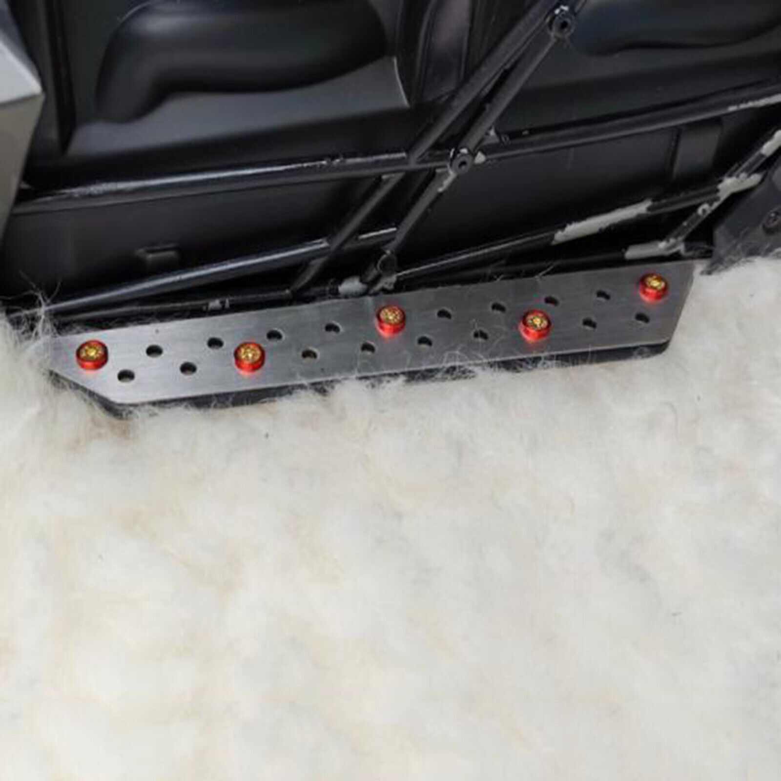 For ARRMA 1/7 FIRETEAM RC Car Chassis Armor Side Step Panel Stainless Steel Part